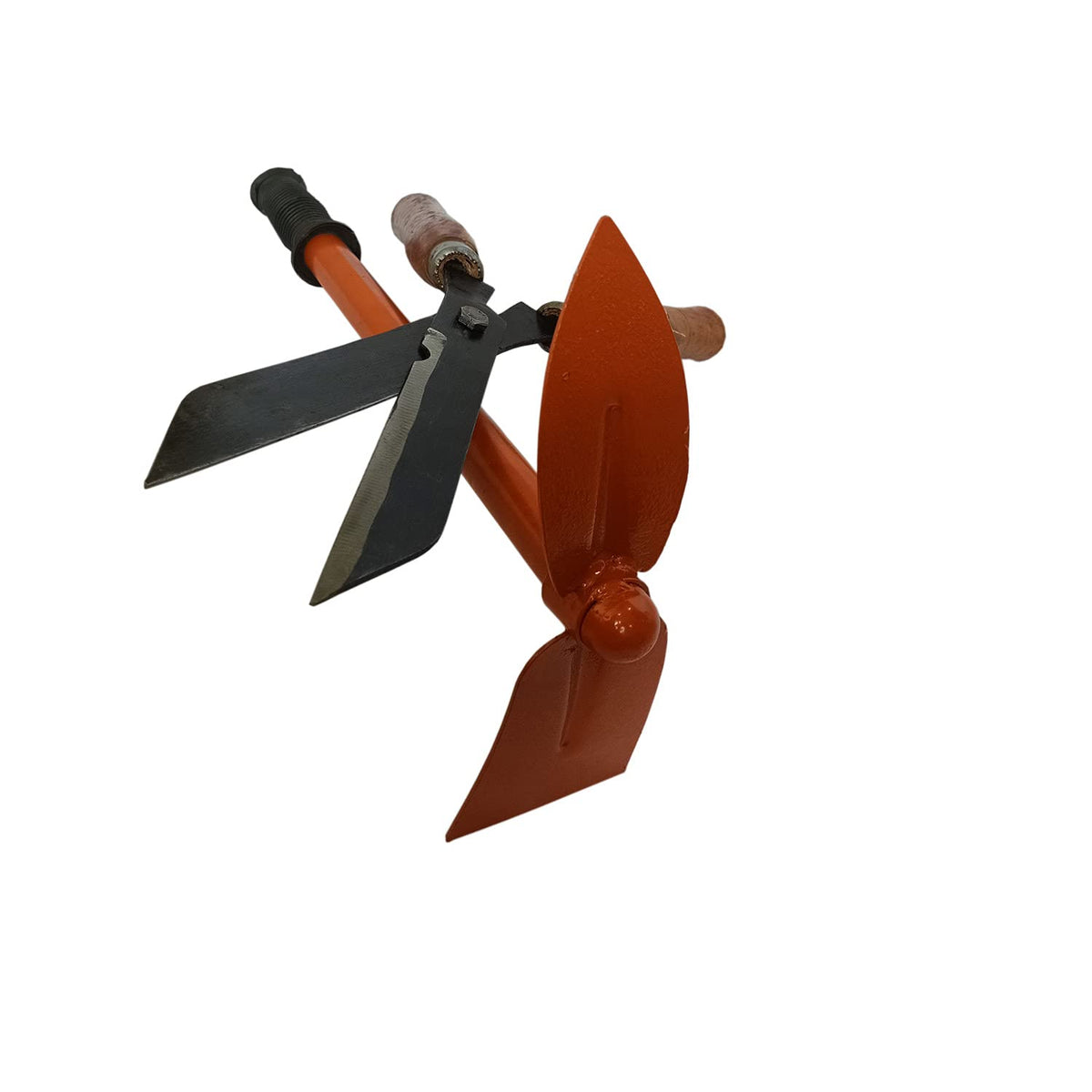 Green Touch Two in 1 Garden Pan Hoe with Indian Hedge Shear