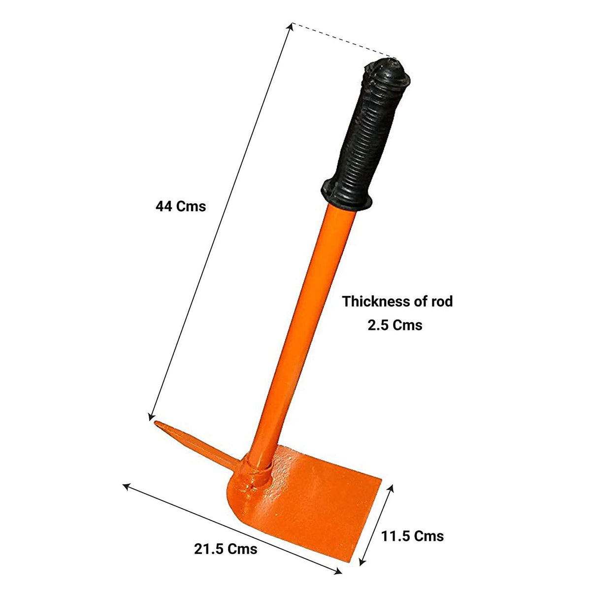 Green Touch Garden Tool Set Includes, Garden Hoe, Garden Tiller, Harden Hand Hoe with Pack of 4 Iron Indoor/Outdoor Flower Pot/Plant Stand for Home Garden Balcony Living Room Decor.