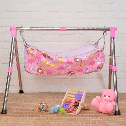 Green Touch Portable Stainless Steel  Baby Cradle