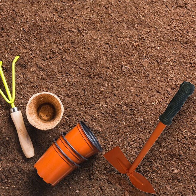 Green Touch  Combo of 4 Garden Tool Set Includes, Garden Hoe, Garden Tiller, Harden Hand Hoe,Cutter- Set of Required Tools