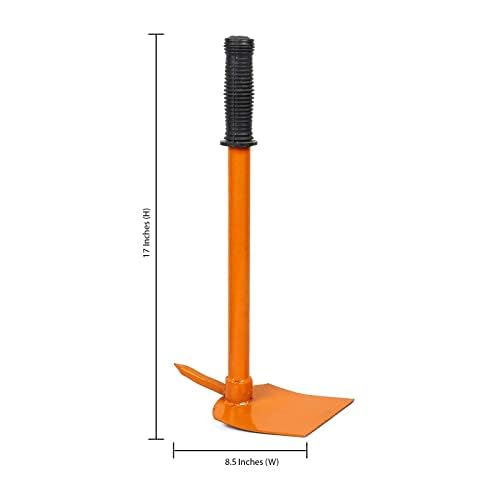 GREEN TOUCH Home Garden Tools Coombo of Tiller and Hoe with 3 Prong. Garden Tool Kit (Set of 2)