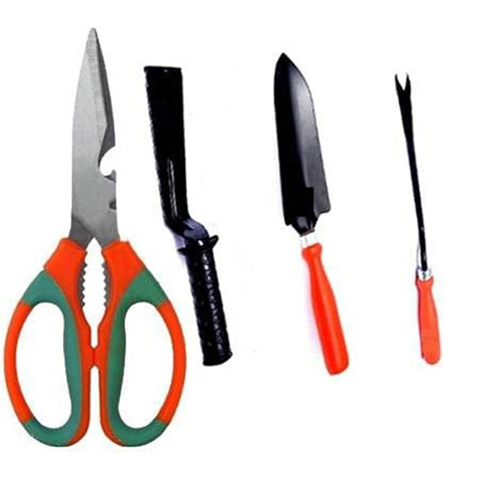 Green Touch  Garden Baska Home Garden Tool Set for Balcony and Indoor and Outdoor,its Include Gardening Essential Tool Trowel,1 kg Plant Fertilizer and Branch Cutter (Garden Baska b)