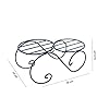 Green Touch  Decorative Look Two Tier Plant Pot Stand For Home,Balcony, Office, Kitchen,Plant stand for home balcony,Gamala Pot Stand Stand,Flower Pot Stand decoration item (Pack of 2)