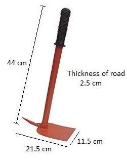 Green Touch  Combo of 5 Garden Tool Set Includes, Garden Hoe, Garden Tiller, Harden Hand Hoe,Gloves,Cutter- Set of Required Tools