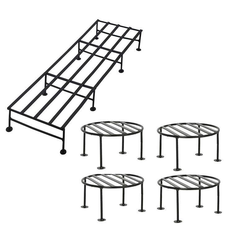 Green Touch Gamala Stand 24 Inch and 7.5 Inch Hieght 4 Ps Plant Stand/Planter Stand
