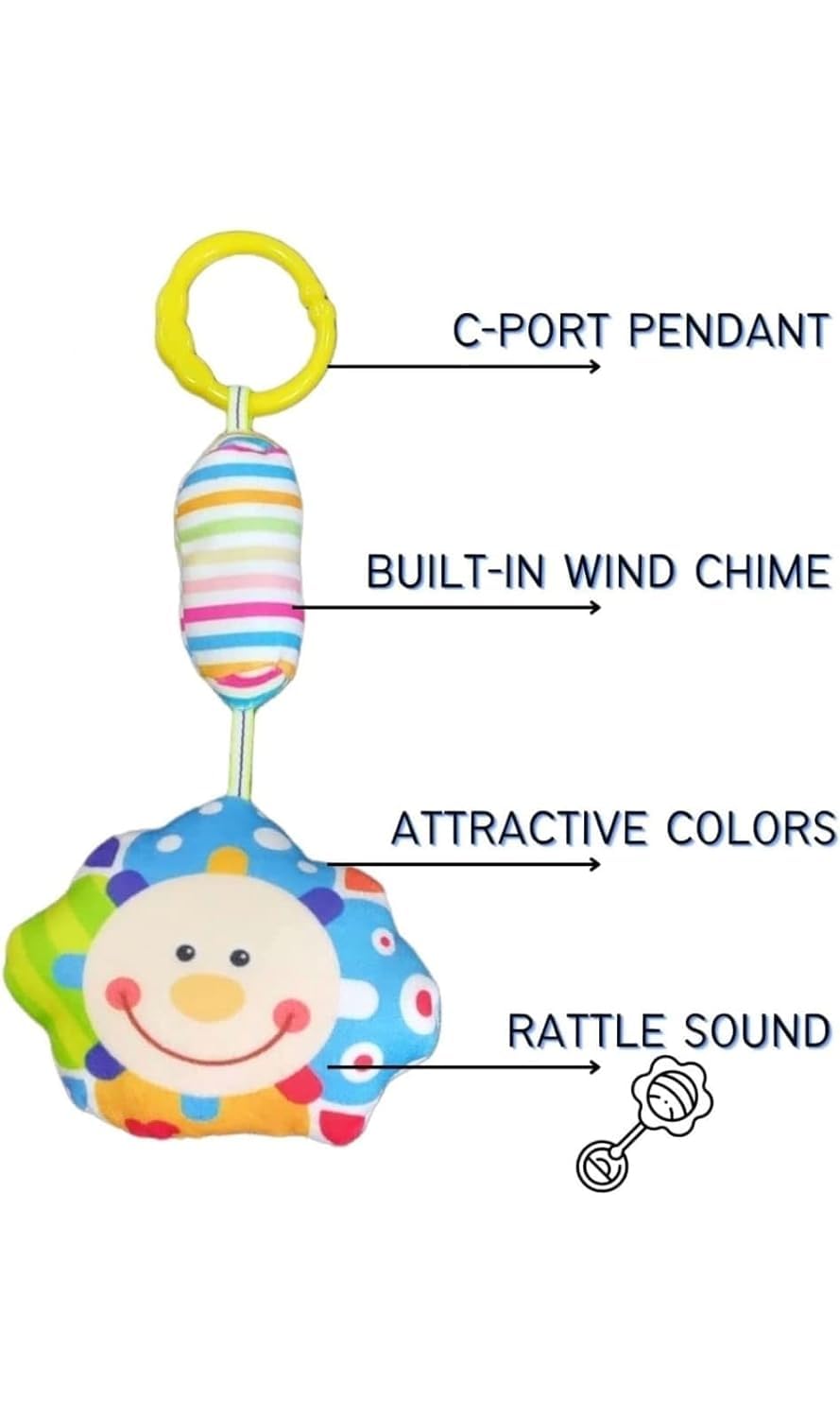 Green Touch Baby Cradle Crib & Stroller Plush Playing Toy Car Hanging Rattles, Hanging Toys,ghodiyu Toy. (Pattern 4)