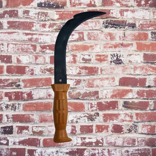 Green Touch  Premium Heavy Dute Garden Grass Cutter with Wooden Handle,Hedge Shear,Lawn Cutter,Garden Pruner,Kassi,Tree Cutter,Gardening tool for cutting, (Curved Pruner)