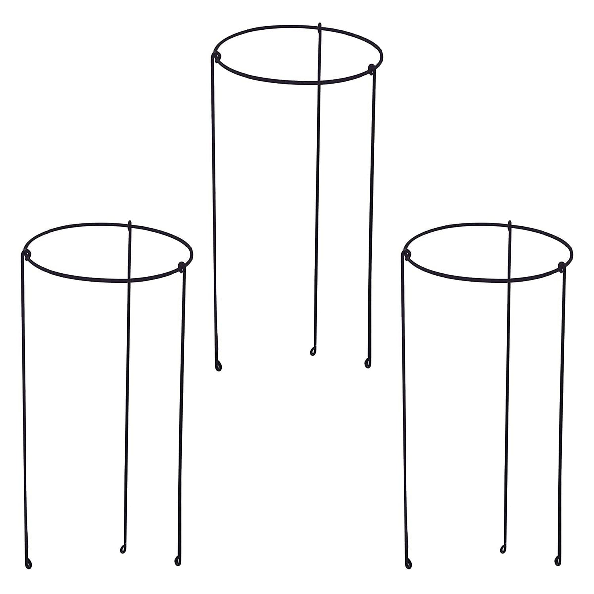 Green Touch Pack of 3 Heavy Gauge Plant Support,plant straightener,plant support sticks,Plant Climb,creeper plant support,money plant support stand,plant climbing support,support sticks for plants (Plant Support B)