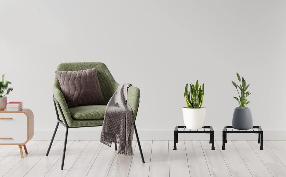 green touch Pack of 4 Spe. Edition Decorative Planter Stand For Indoor and outdoor,Home,Kitchen,Terrace,Garden,Office,Schools,Hotel,restaurants,stands For Balcony garden Decore Items home office (Spe Edi 5)