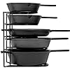 GREEEN TOUCH  Multipurpose Pan And Pot Tawa Bartan Rack Holder Stand Plate Dish Lid Tray Utensils Cookware Cupboard Cabinet Storage Shelf Shelves Organiser Organizer for Kitchen (Round Model)