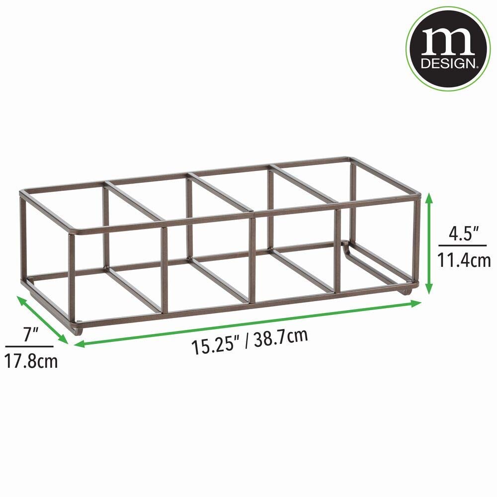 Green Touch  Stackable, Metal Geometric Free-Standing Water Bottle and Wine Rack Storage Organizer for Kitchen Countertops, Pantry, Fridge - Holds 8 Bottles - 2 Pack - Black