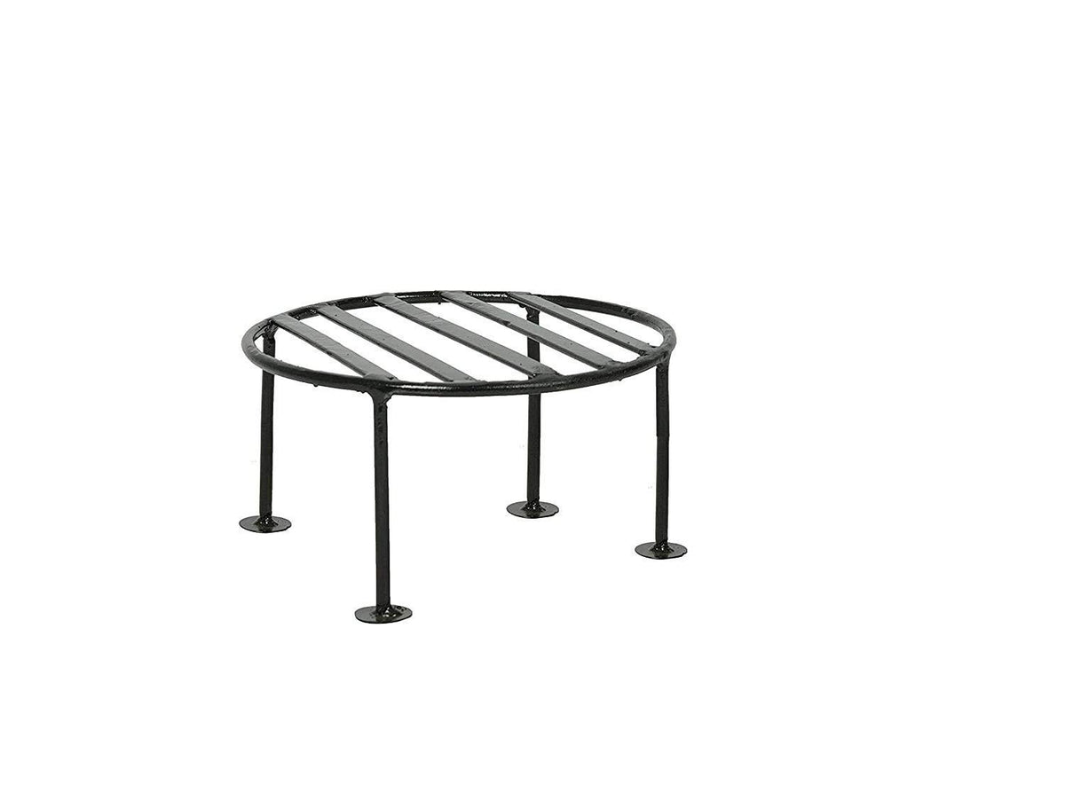 Green Touch Pack of 4 Iron Indoor/Outdoor Flower Pot/Plant Stand for Home Garden Balcony Living Room Decor(Black)