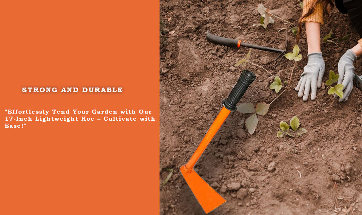 Green Touch  Combo of 4 Garden Tool Set Includes, Garden Hoe, Garden Tiller, Harden Hand Hoe,Cutter- Set of Required Tools