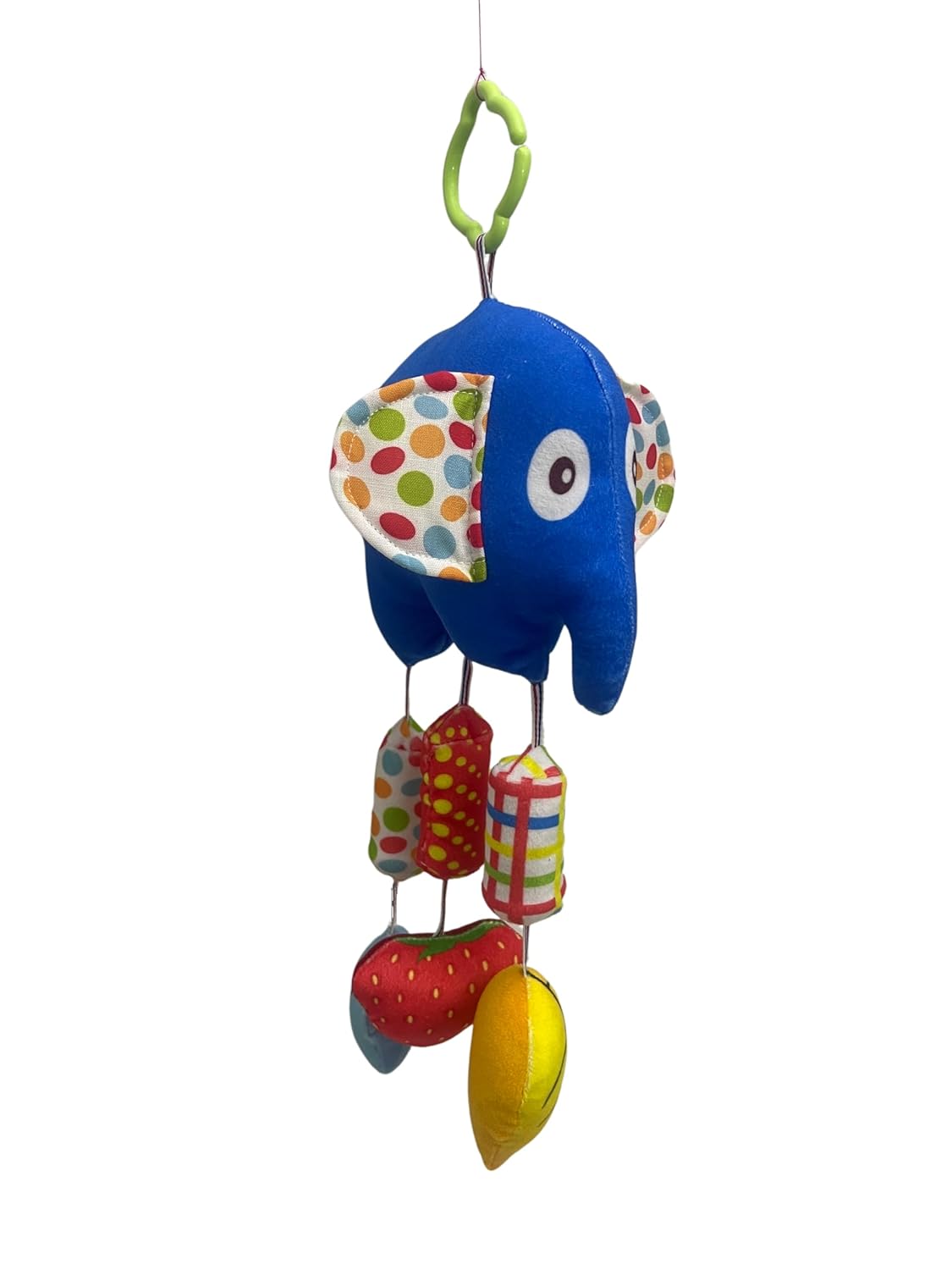 Green Touch Baby Cradle Crib & Stroller Plush Playing Toy Car Hanging Rattles, Hanging Toys,ghodiyu Toy. (Pattern 1)