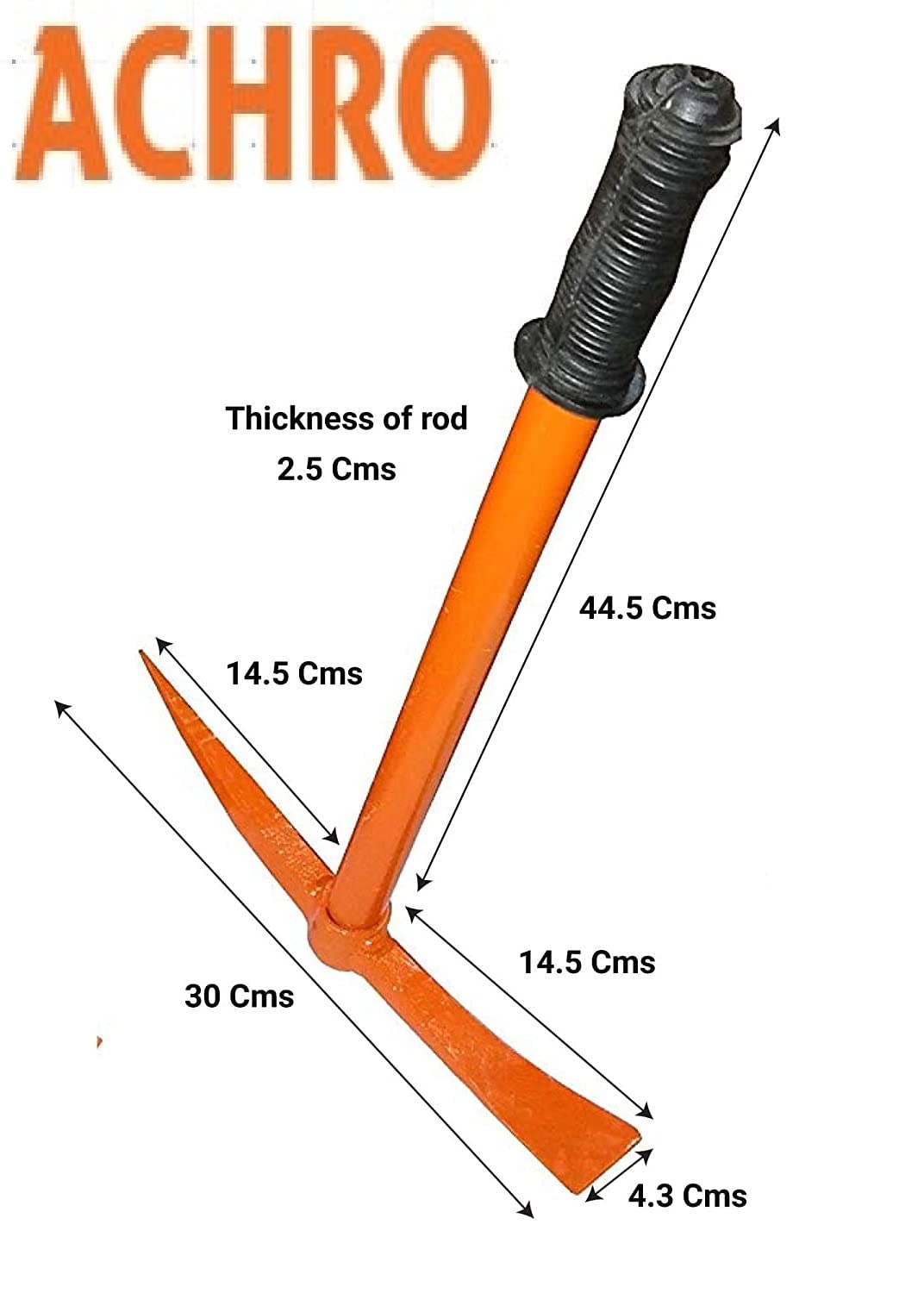 Green Touch  Combo of 6 Garden Tool Set Includes, Garden Hoe, Garden Tiller, Harden Hand Hoe,Orange Cutter - Set of Required Tools