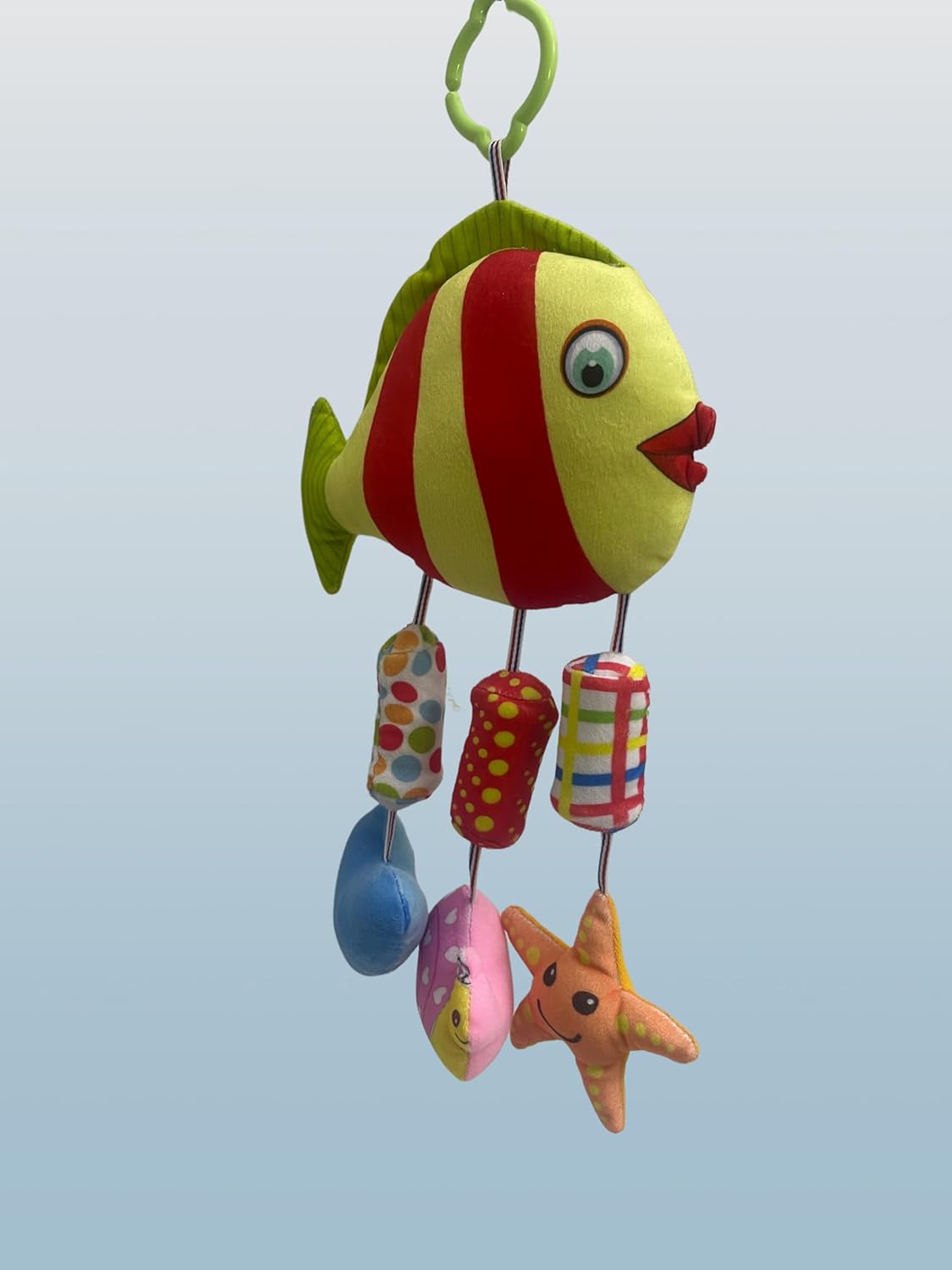 Green Touch Baby Cradle Crib & Stroller Plush Playing Toy Car Hanging Rattles, Hanging Toys,ghodiyu Toy. (Pattern 2)