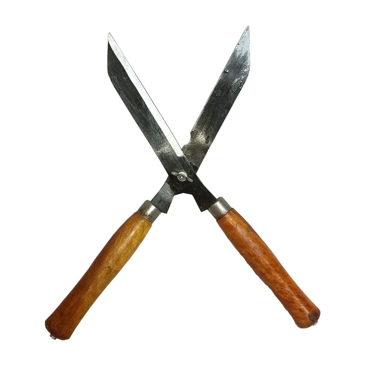 Green Touch  Premium Heavy Dute Garden Grass Cutter with Wooden Handle,Hedge Shear,Lawn Cutter,Garden Pruner,Kassi,Tree Cutter,Gardening tool for cutting, (Hedge Reguler 1)