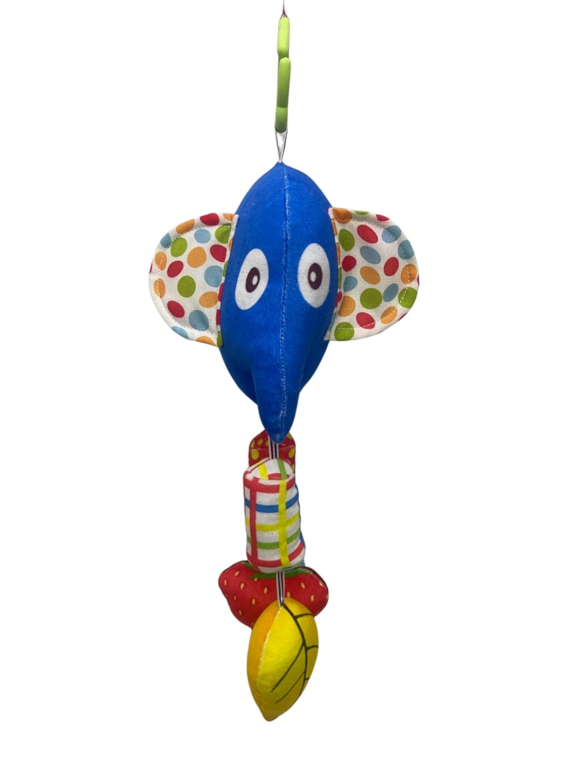 Green Touch Baby Cradle Crib & Stroller Plush Playing Toy Car Hanging Rattles, Hanging Toys,ghodiyu Toy. (Pattern 1)