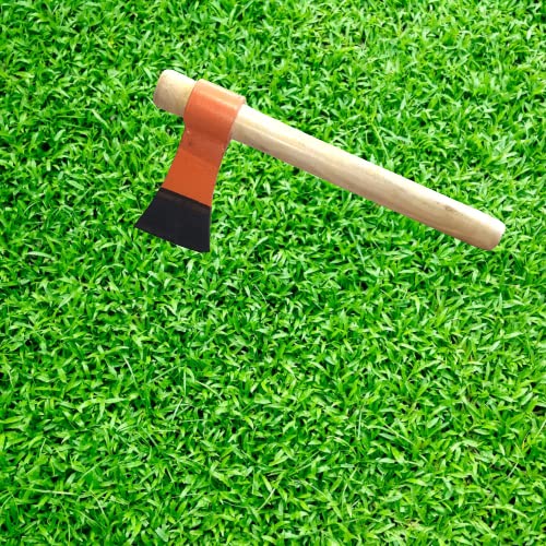 Green Touch  With wooden Handle Wooden Cutting Axe,Wood Cutting Axe For Camping,Farming,Gardening,Axe For Wood Cutting,Treel Cutting too,Lakade Kataneka Kuhadi,Fish Cutting Tool,Chicken Cutting tool (Without Handle Reguler)