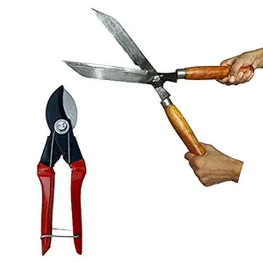 Green Touch  Hegde shear Grass Cutter,Lawn Cutter,Garen cutter,Plant Cutter,Grass Trimmer,plant cutter,hedge cutter garden grass cutter,garden scissor,tree cutter,plants cutter tools (Hedge shear and round cut)