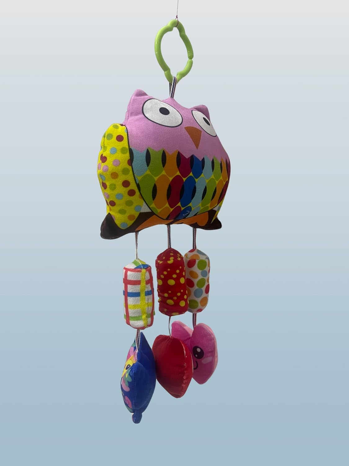 Green Touch Baby Cradle Crib & Stroller Plush Playing Toy Car Hanging Rattles, Hanging Toys,ghodiyu Toy. (Pattern 3)