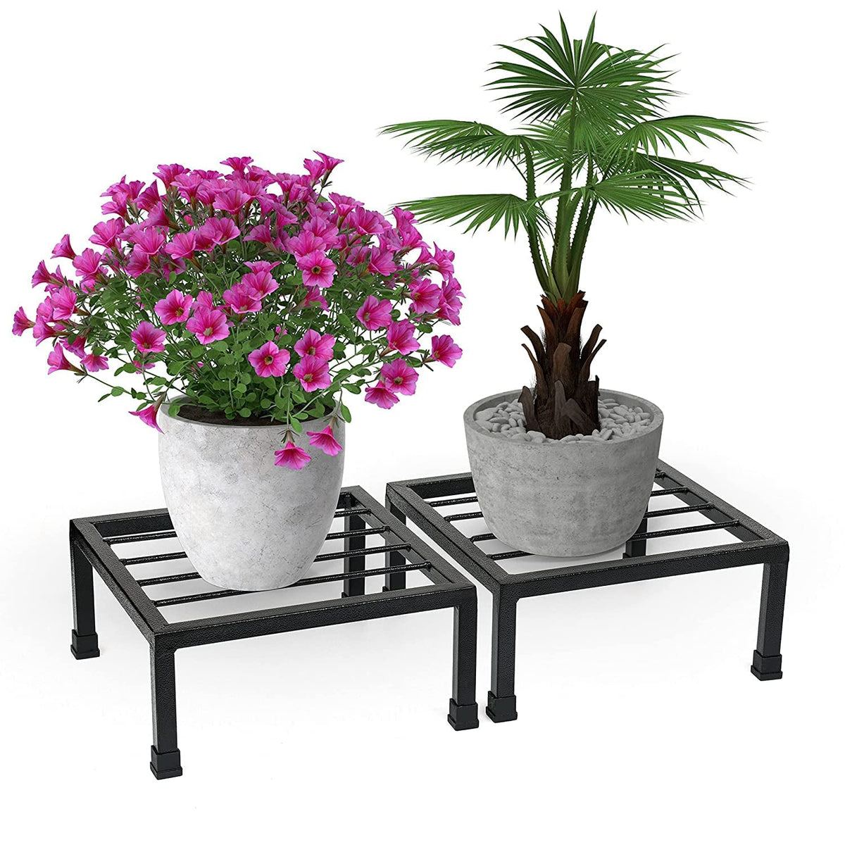 green touch Pack of 4 Spe. Edition Decorative Planter Stand For Indoor and outdoor,Home,Kitchen,Terrace,Garden,Office,Schools,Hotel,restaurants,stands For Balcony garden Decore Items home office (Spe Edi 5)