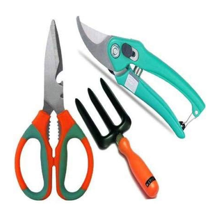 Green Touch Gardening Tools Include Scissor Cutter and Trowel.