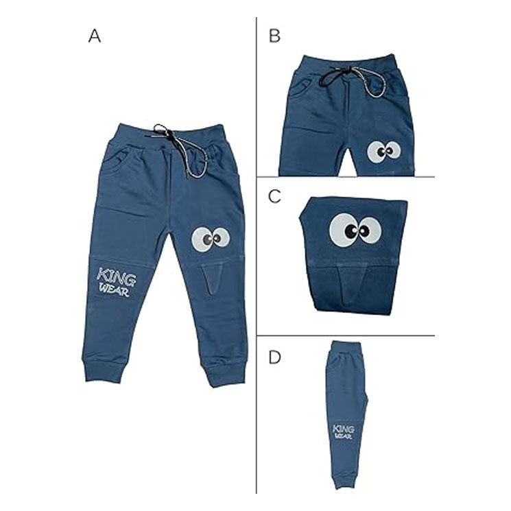 Green Touch  Unisex Regular fit Baby/Kids Cotton Stylish Pant/Track Pant/Joggers with Pockets